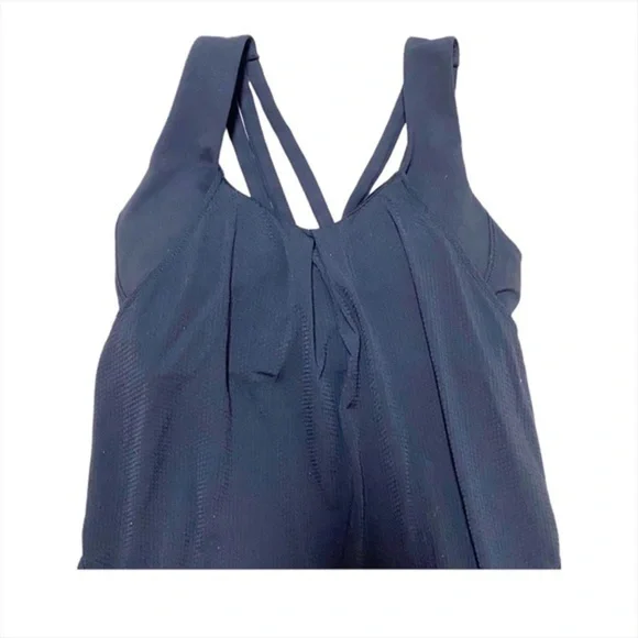 Lululemon black tank top with built in padded bra - Picture 2 of 6